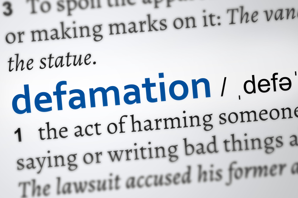 Defamation claims