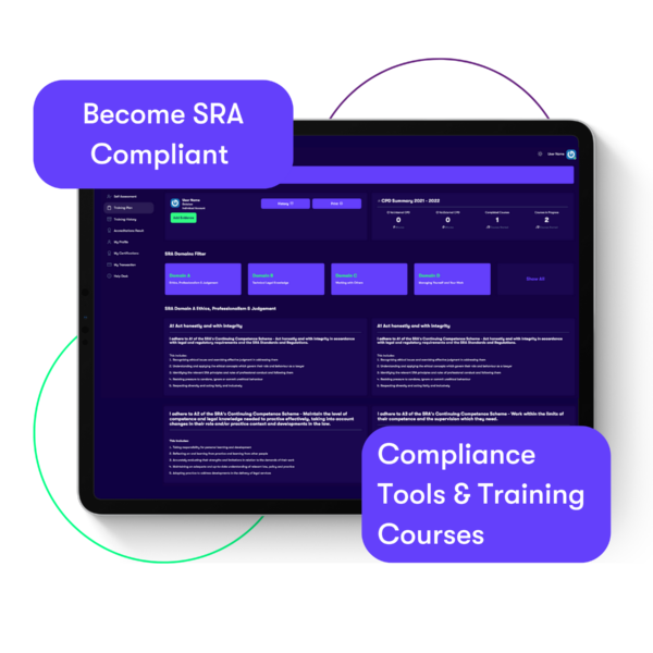 SRA compliance - no background