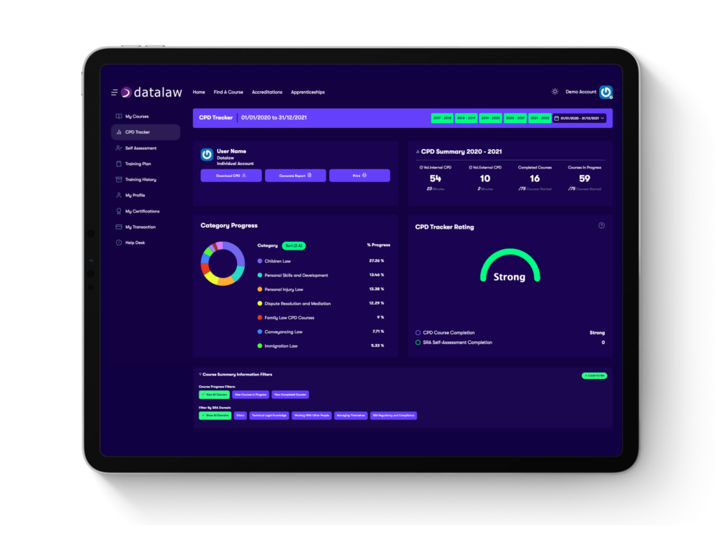 Datalaw Features - Datalaw
