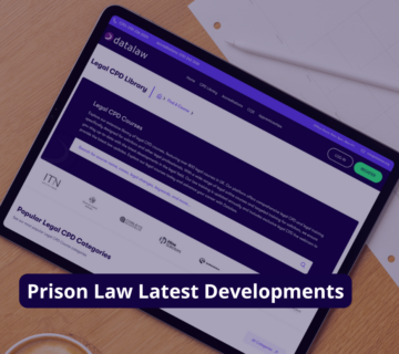 Prison Law Latest Developments