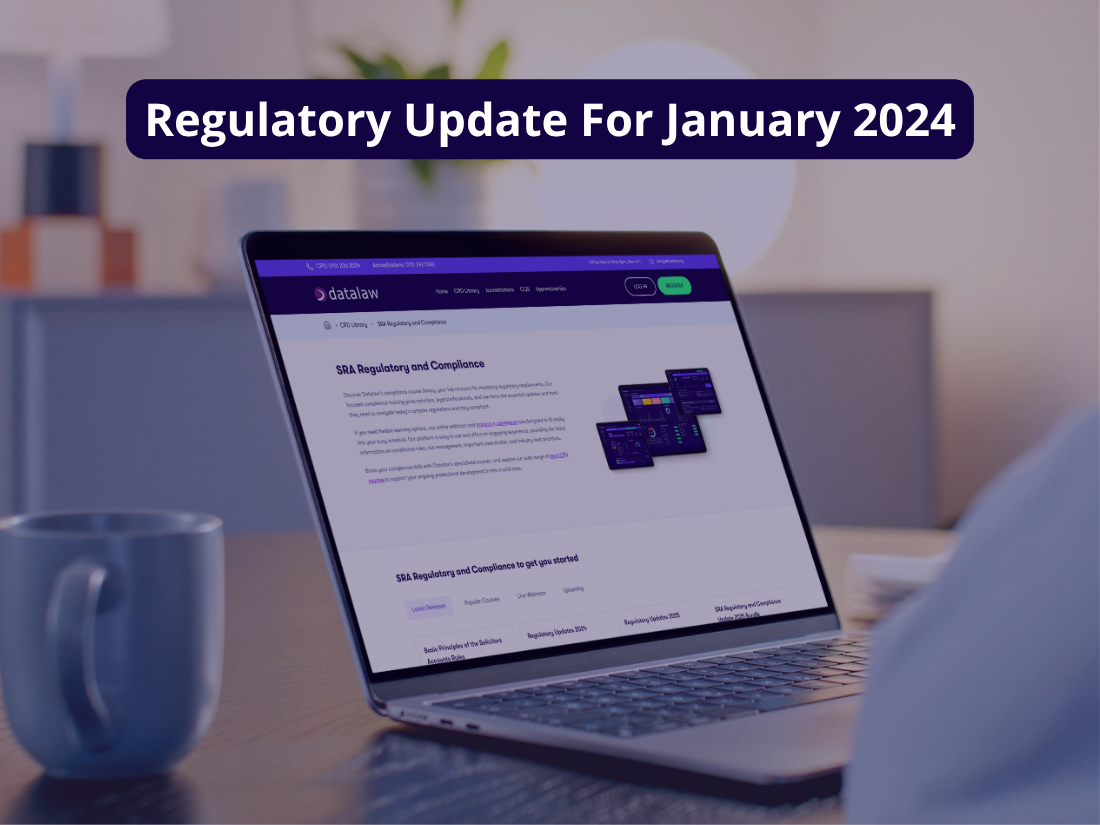 Regulatory Update For January 2024