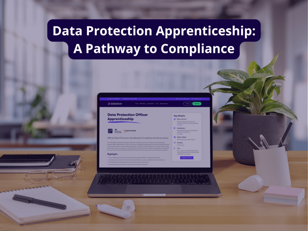 data protection apprenticeship