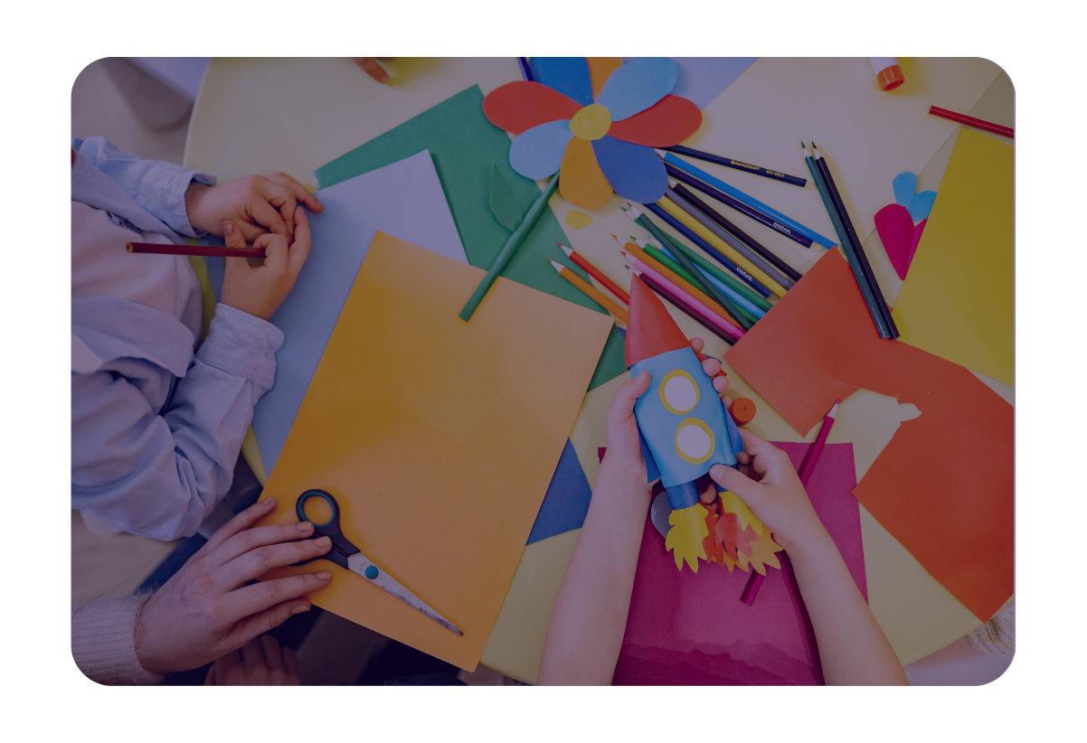 Nursery environment with children and staff engaging in activities, representing data protection training for nurseries and safeguarding practices
