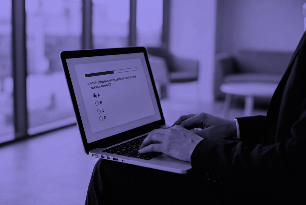 End-of-day multiple-choice quiz from the self-paced UK GDPR training course